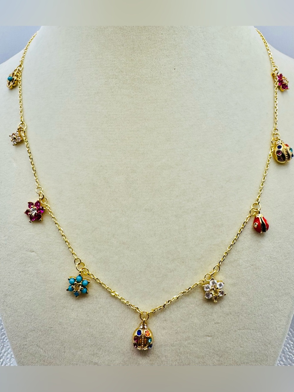 NWOT Kate Spade Nature Walk Ladybug Charm necklace